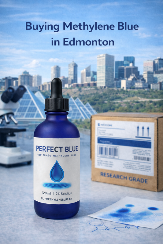 Buy Methylene Blue in Edmonton — Lab-Grade Quality, Delivered Free