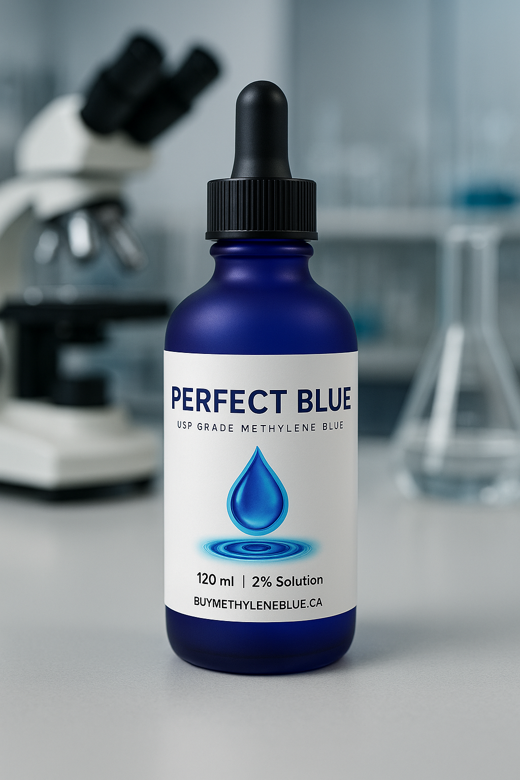 Perfect Blue laboratory-grade methylene blue 2% solution 120mL - buy methylene blue Canada