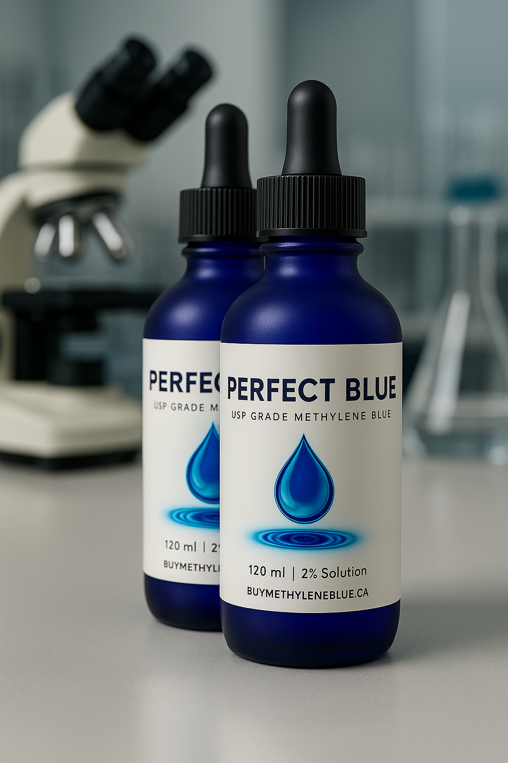 NEW! 120 ml Methylene Blue 2% Solution (DOUBLE PACK)